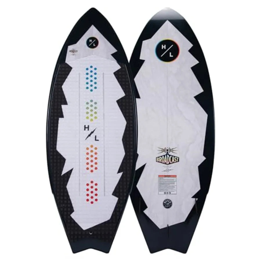 Broadcast Wakesurfer Wake Surf Board Endorsed by Shaun Murray for All Skill Levels from Beginners to Intermediate Riders - Dura