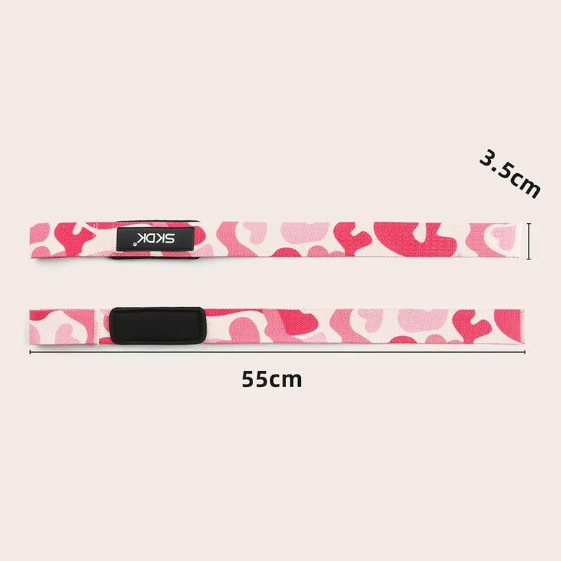 GOUNOD Weightlifting Wrist Straps Strength Training Adjustable Non-slip Gym Fitness Lifting Strap Wrist Support Grip Band