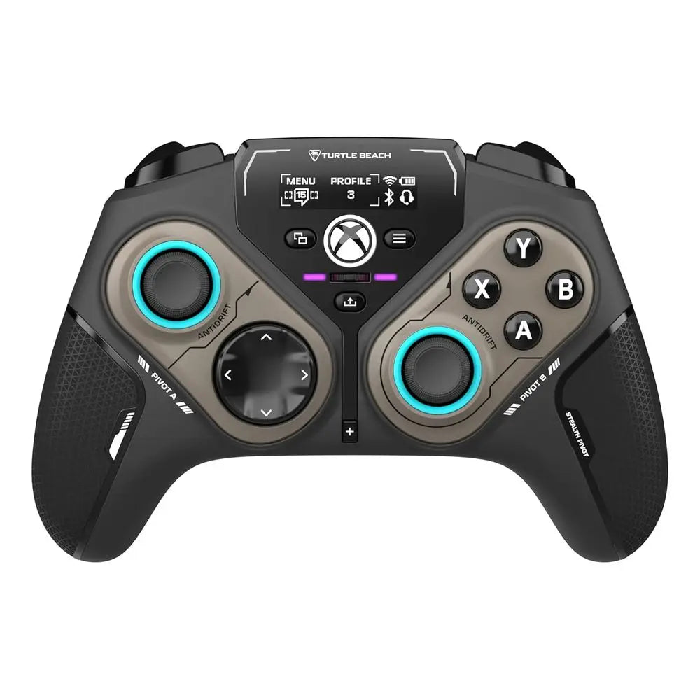 Wireless Pivot Gaming Controller for PC - Rotatable D-Pad, Display, Hall-Effect Sticks, Customizable Buttons, Bluetooth, 20-Hour