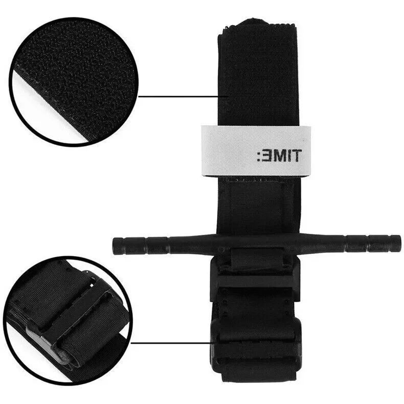1-100PCS Tourniquet Combat Medical Tourniquet Rapid Military Emergency One Hand First Aid Camping Equipment For Outdoor