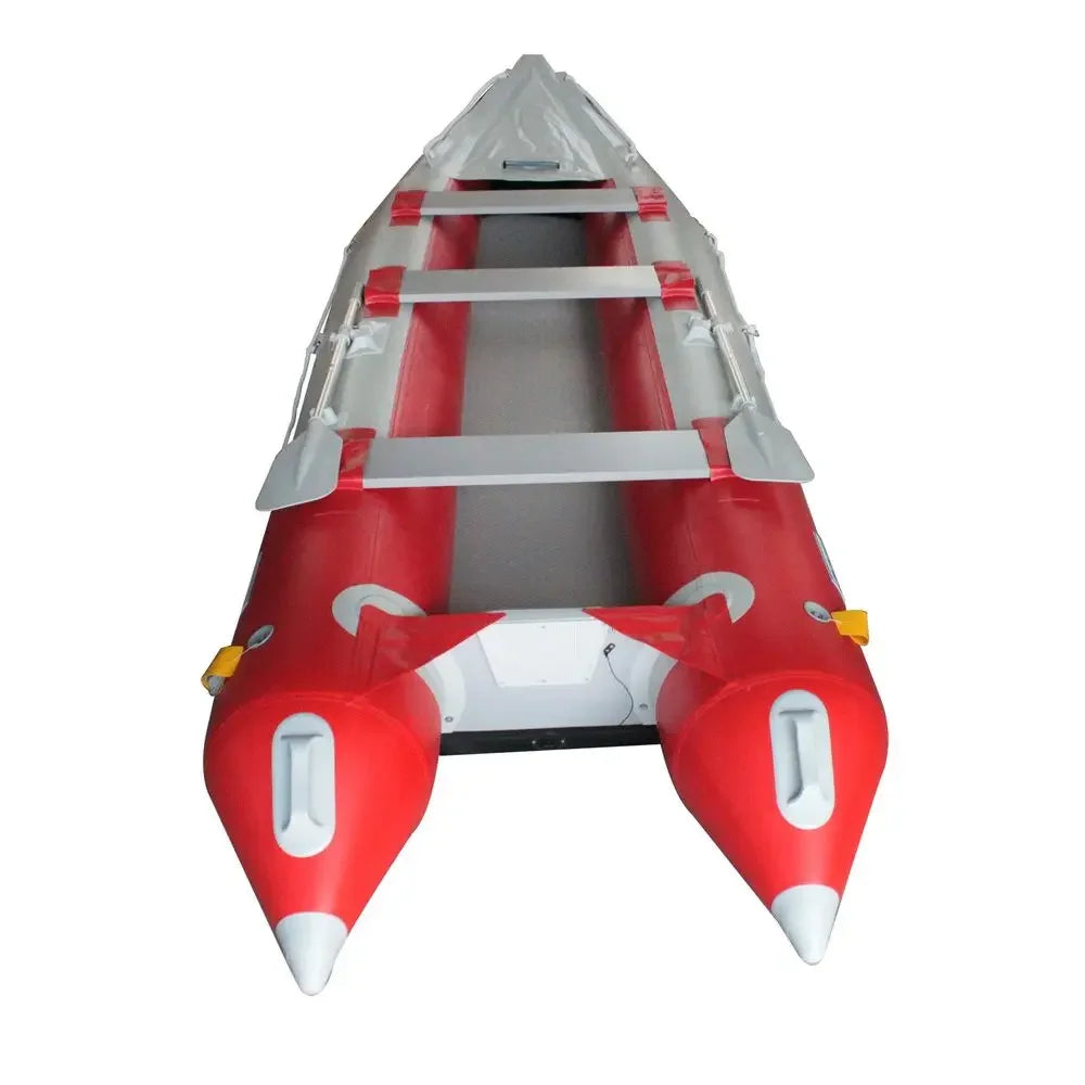 14.1 FT Inflatable Kayak Fishing Tender Inflatable Poonton Boat with Air Floor