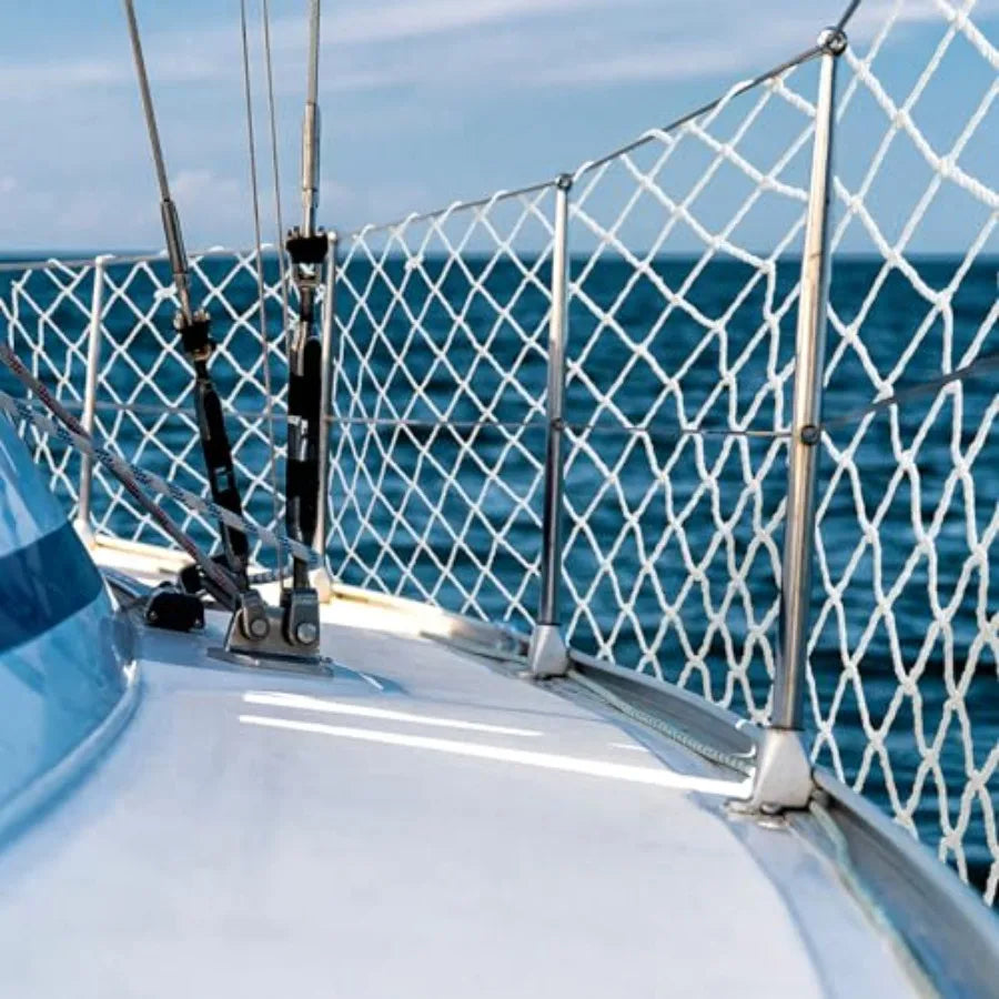 Boat Safety Lifeline Netting Marine Sailboat Guardrail Nylon Net Deck Netting for Pets Crews and Equipment Safely on Deck Marin