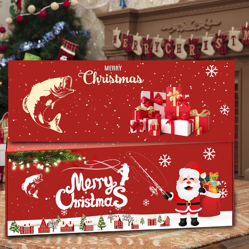 Fishing Pole Set Full Kits Telescopic Fishing Rod and Reel Combo Travel Pole Set Xmas Surprise Gift for Father Grandpa Boyfriend