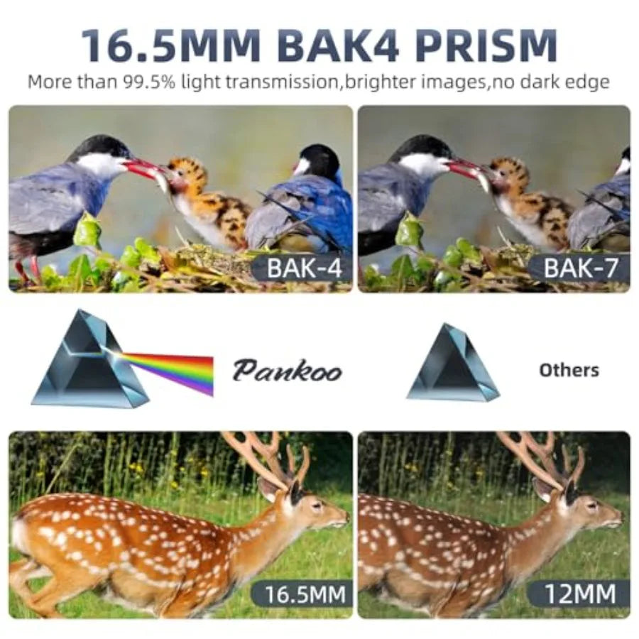 12x60 Powerful Binoculars for Adults with Smartphone Adapter Tripod Plus Portable Bag BAK4 Prism FMC Lens Large Vision Ideal fo