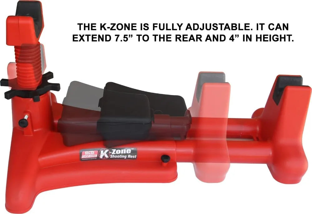 KSR-30 K-ZONE Shooting Rest, Adjustable Rifle Support for Precision Shooting