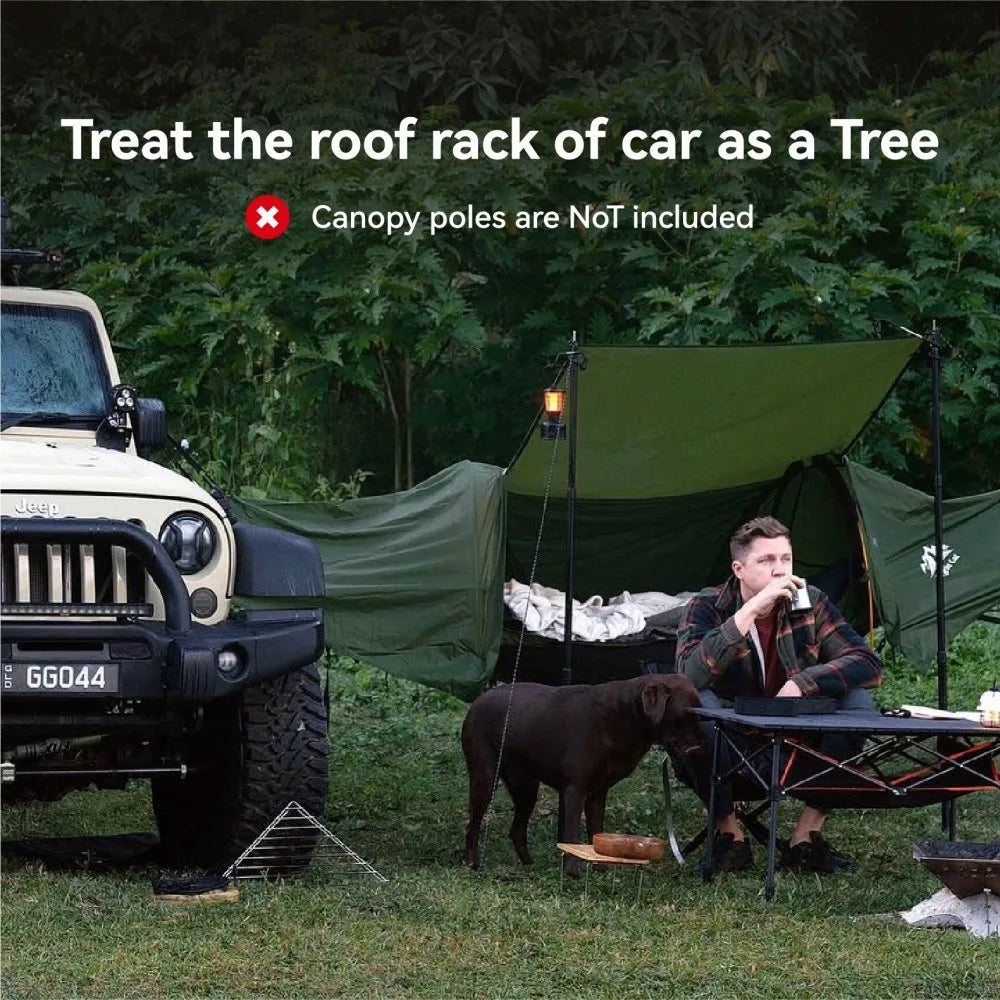 Night Cat Flat Lay Hammock Tent with Mosquito Net Waterproof Rainfly for 1 Person Backpacking Hiking Camping Lightweight 330LBS