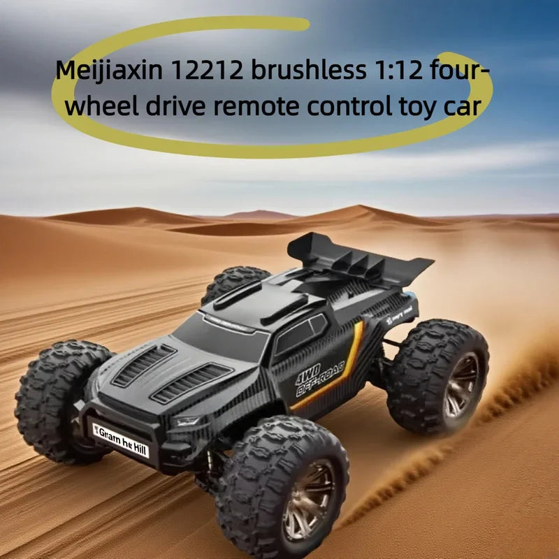 MJX 1:12 12212 Remote Control Car 58KM/H Monster Truck RC Four-Wheel Drive 3S High-Speed Brushless For Adult/Children Toys Gift