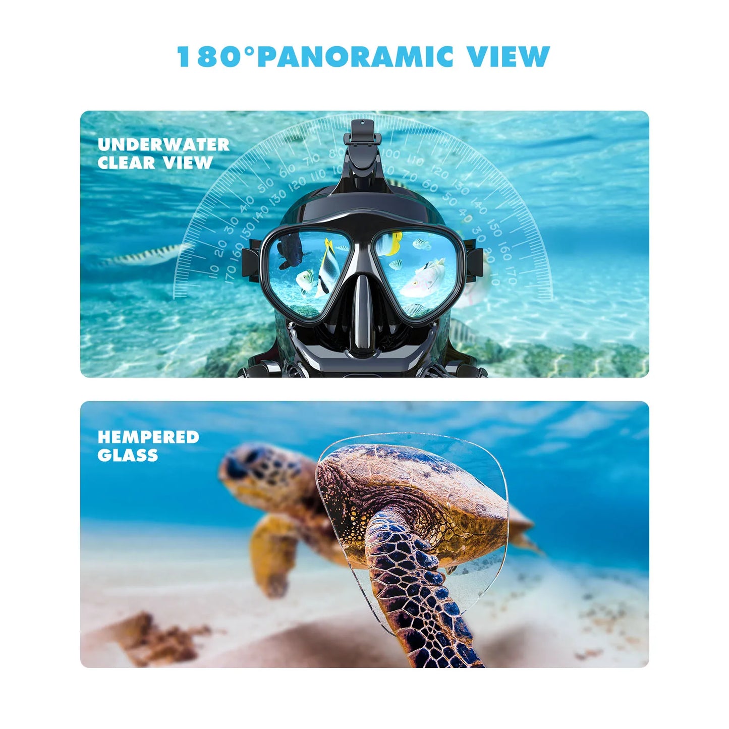 SMACO S400Pro Scuba Diving Equipment with Diving Mask Oxygen Tank Cylinder Underwater Breathing Device Portable Mini Scuba Tank
