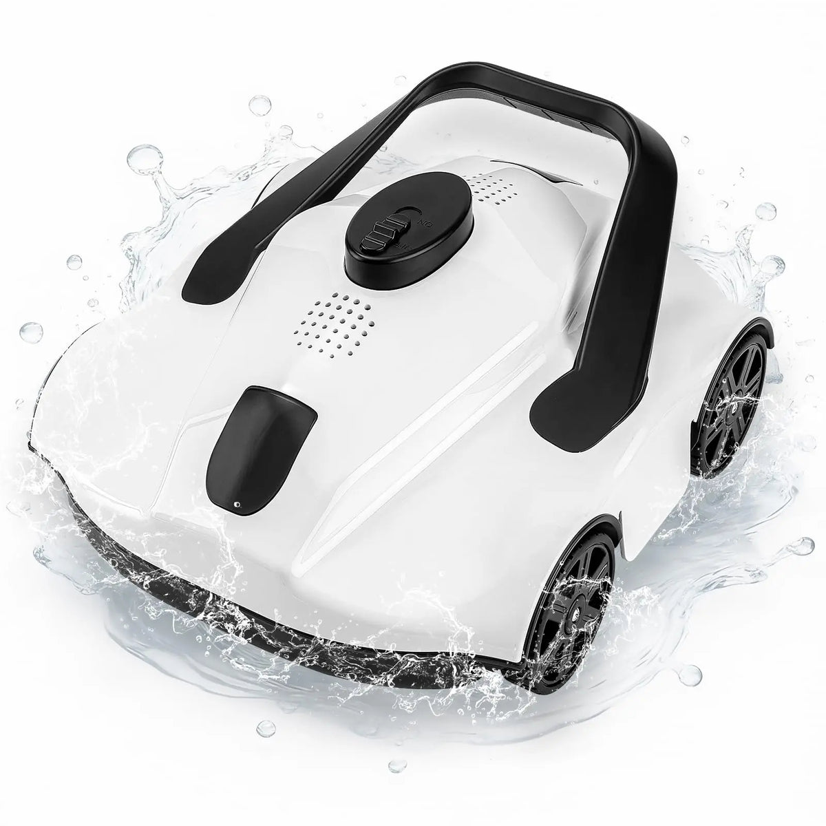 Automatic Cordless Pool Vacuum Robot, 130-Min Runtime, Self-Parking Cleaner For Above-Ground Pools Up To 860 Sq Ft