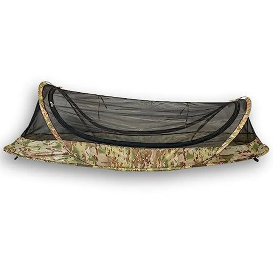 Bivy Tent Lightweight Single Person Sleeping Net System for Outdoors Camping Survival Hiking Backpack Mesh Protection