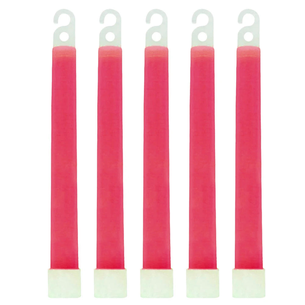 5pcs 6 Inch Outdoor Emergency Glow Sticks Waterproof  Hiking Camping Equipment Concert Party Light Stick