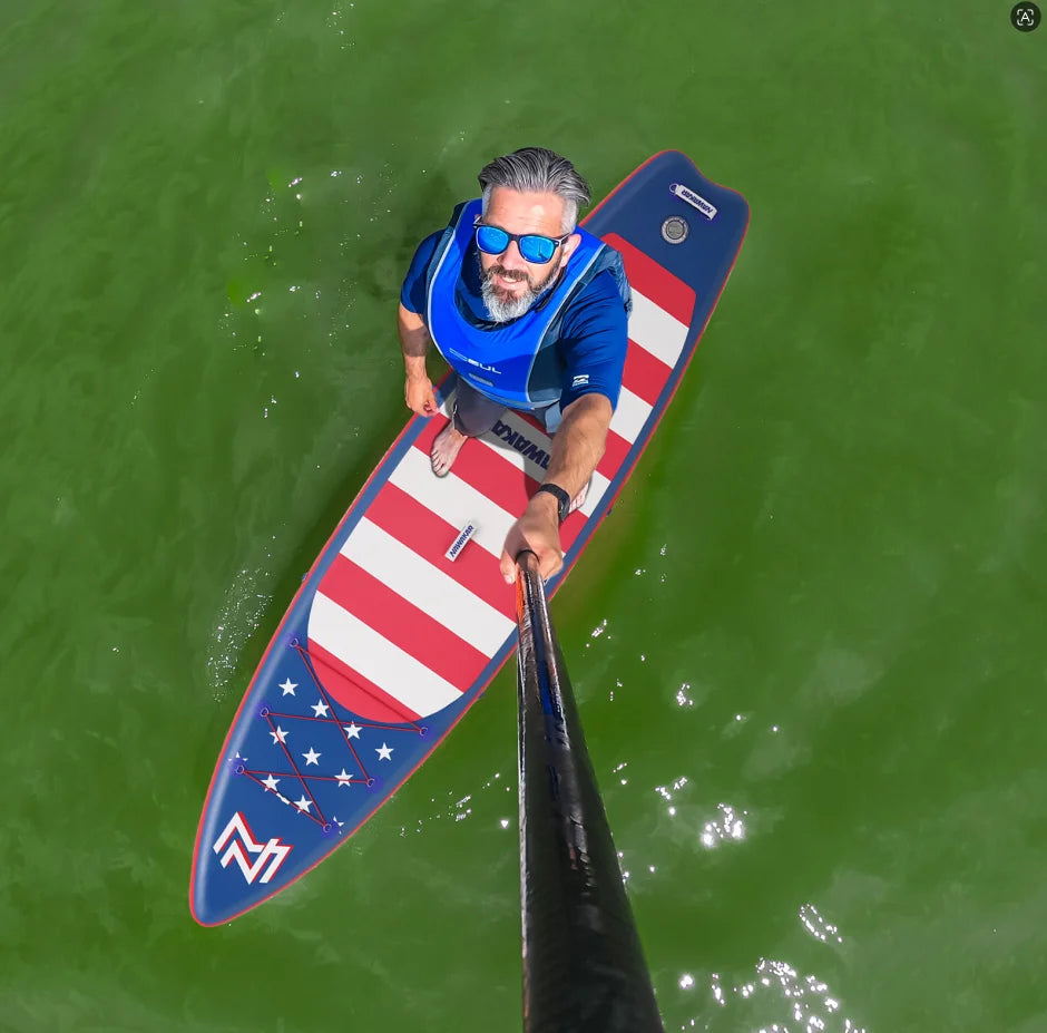US Stock Surfboard Men's And Women's Lure Fishing Inflatable Portable Sea Surfboard Adult Reinforced Paddle Board