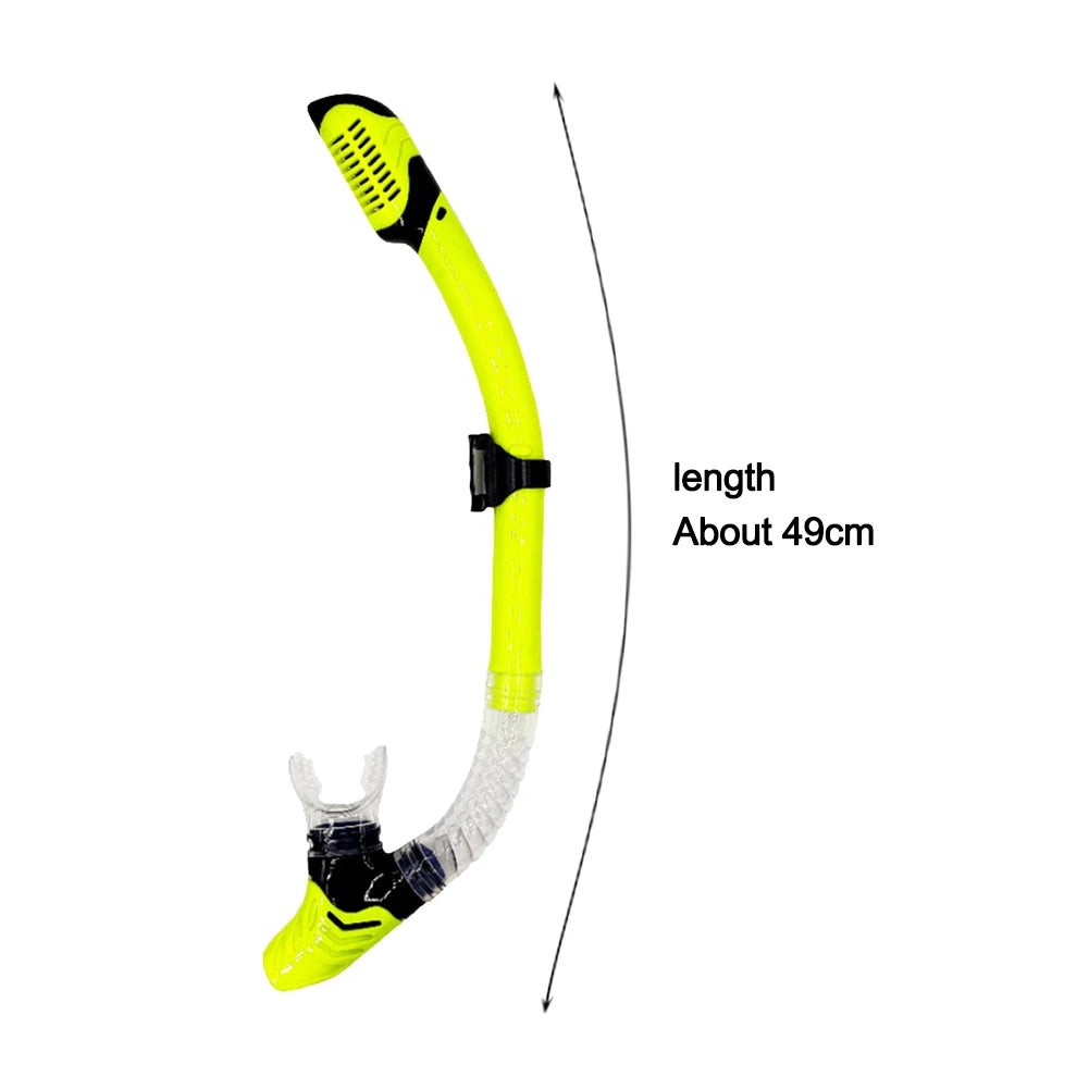 Diving Snorkel Silicone Full Dry Underwater Diving Air Breathing Tube Hose Gear