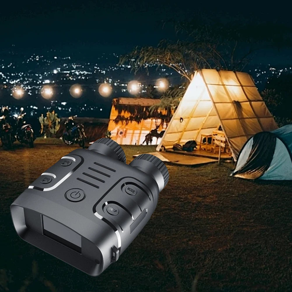 HD 1080P Night Vision Goggles 2.4-Inch Screen Infrared Digital Binoculars 5X Digital Zoom 300M Full Dark Viewing 7-Level I