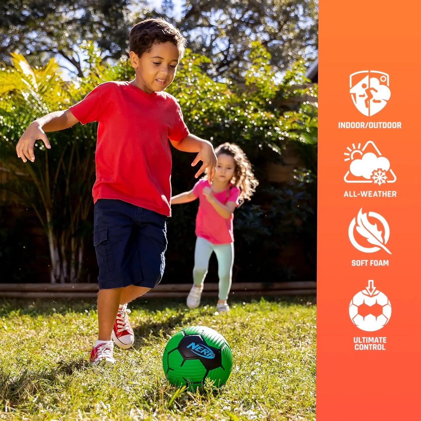 7" Mini Foam Soccer Ball for Indoor and Outdoor Play, Soft and Safe