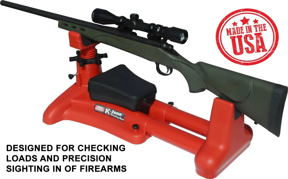 KSR-30 K-ZONE Shooting Rest, Adjustable Rifle Support for Precision Shooting