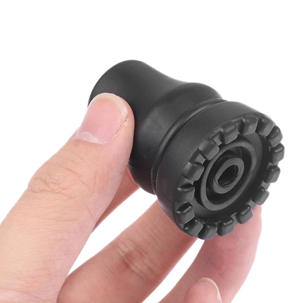 2pcs 16/20/22mm Walking Stick Rubber Pad Cap Antiskid Walking Stick Bottom Pads Mountaineering Pole Cap Case Protector Cap Tip