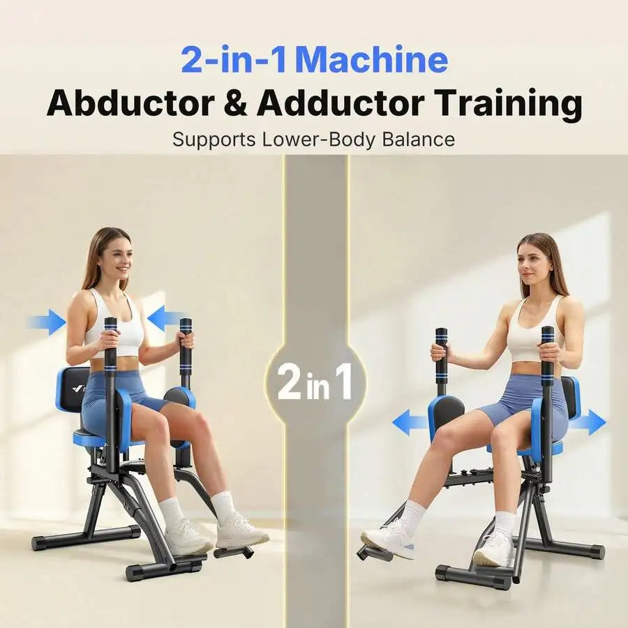 Hip Abductor Machine For Home Gym, Glute Machine For Women, Outer Thigh Sculpting, Leg Abductor Machine, Glute & Thigh Exercise Equipment