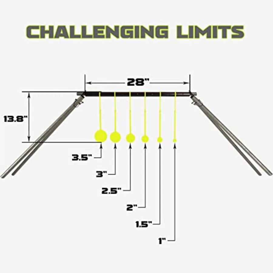 AR500 Steel 1 4 6 Spinning Targets Target Stand Kit Ideal for.22 Rimfire Airgun Pellet Guns Durable and Reliable Perfo