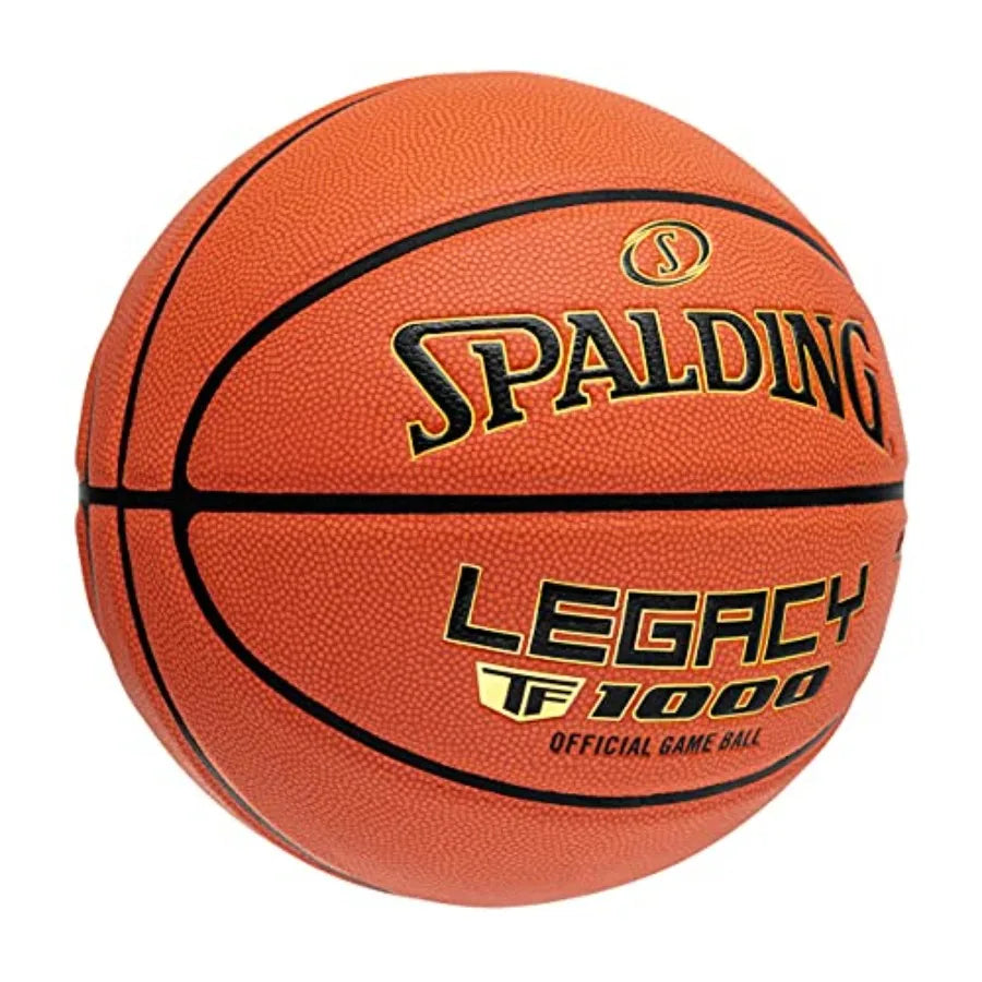 Legacy TF-1000 Indoor Game Basketballs Moisture Wicking Microfiber Composite Cover High School and College Approved
