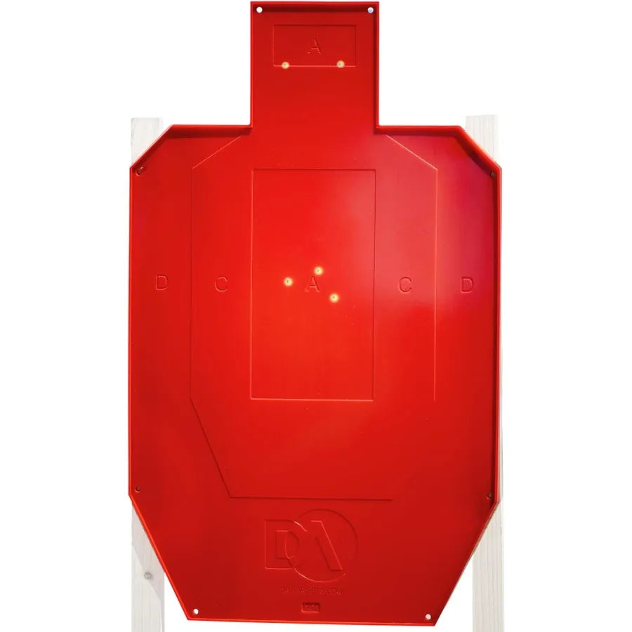 Full-Size Silhouette Target, Self-Healing, Color Changing, Reactive, Ricochet Free, Reusable, Weatherproof
