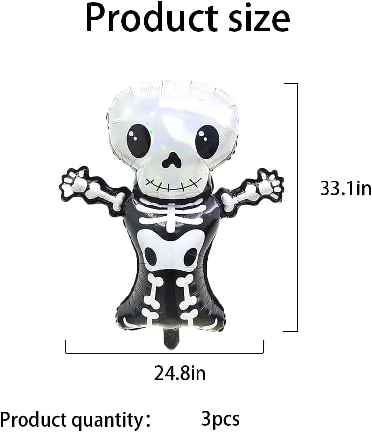 White Ghost Balloon Horror Theme Party Decoration Supplies Halloween Birthday Decoration Balloon Arch Set Party