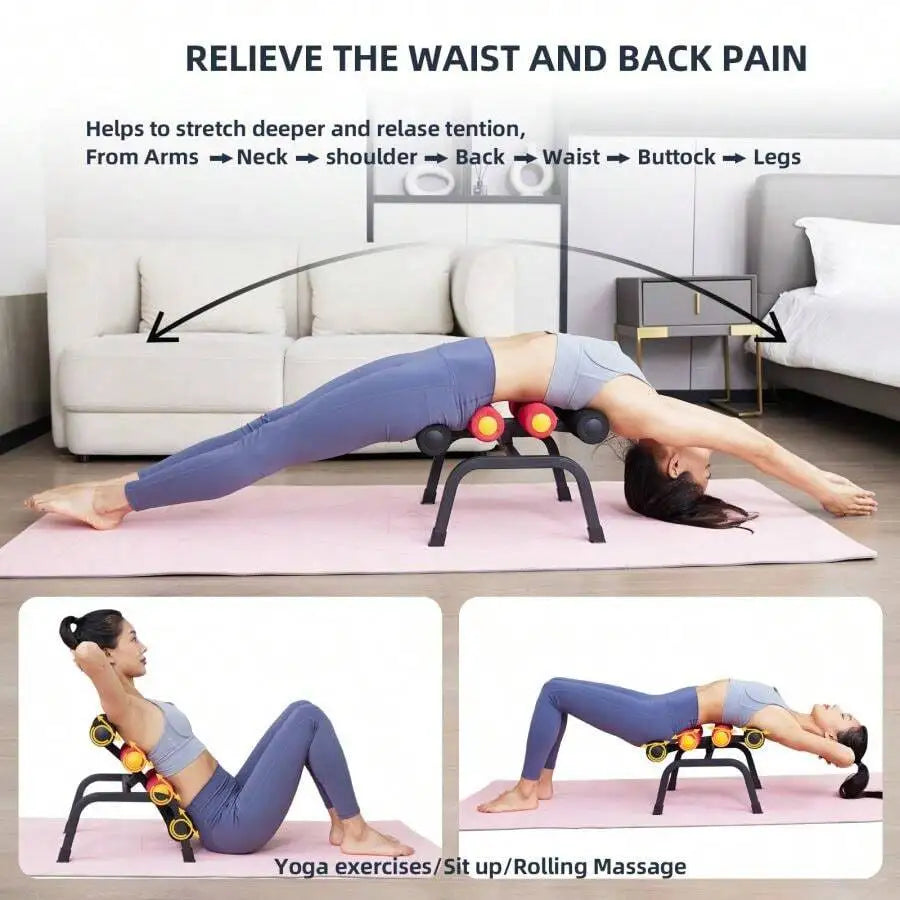 Mini Inversion Table, Stretching Training Machine Relieve Back And Waist Pressure,Ab Workout Machine For Home Gym,Ab Trainer,Ful