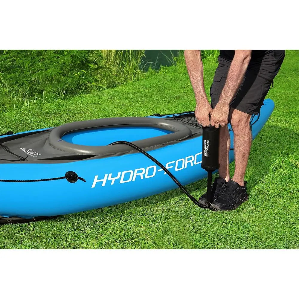 Inflatable Kayak Set | Complete with Seat, Paddle, Pump, and Carry Bag | Ideal for All Ages and Families