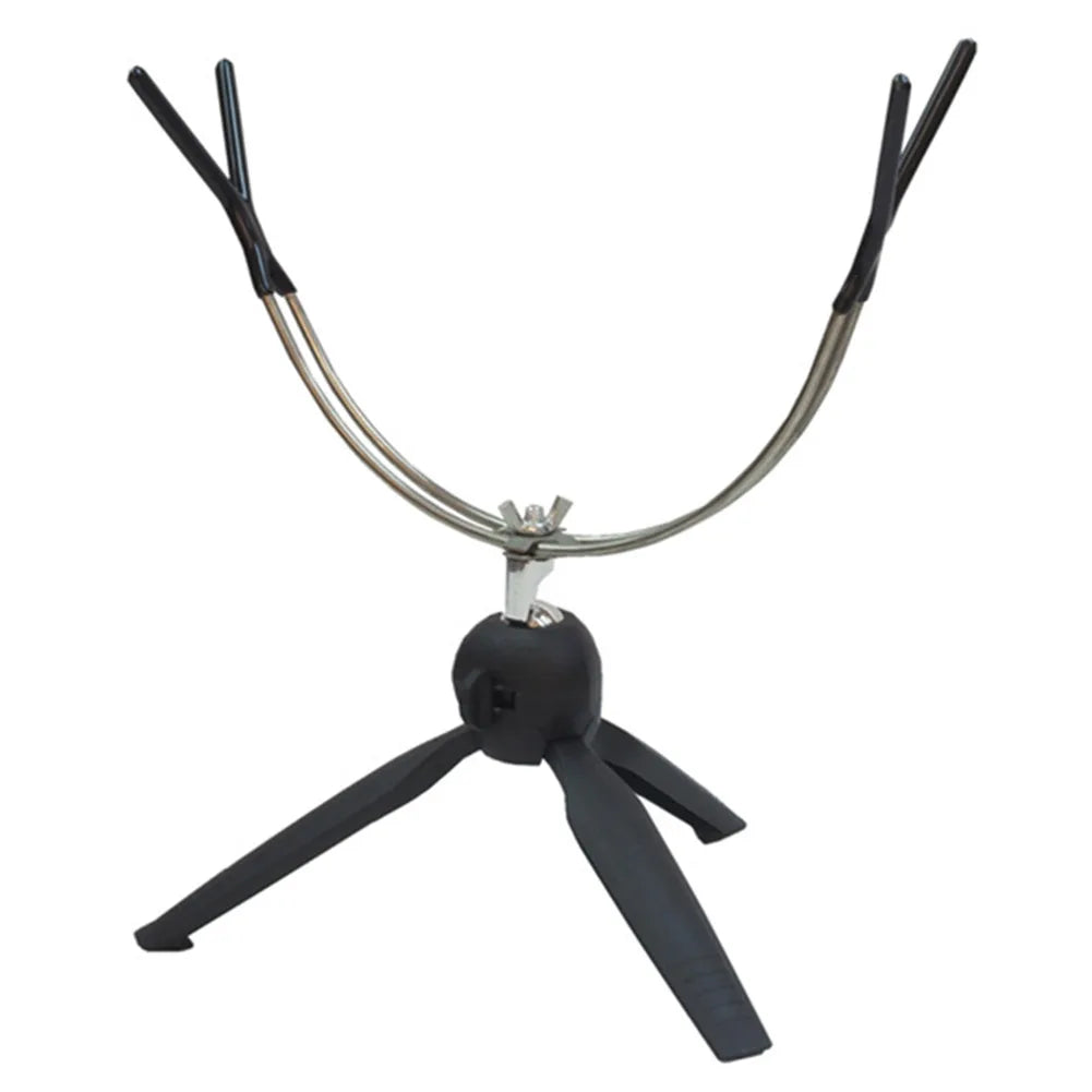 Portable Ice Fishing Rod Holder Metal Folding Rod Holder Adjustable Angle Fishing Rod Pole Holder for Winter Sea Fishing