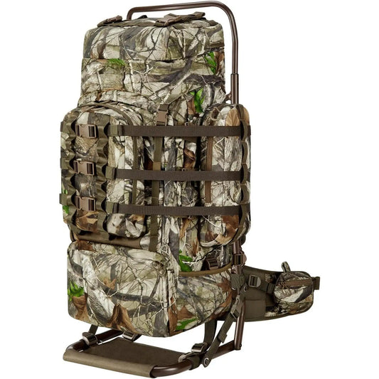 Hunting Backpack 5500cu with Frame and Rain Cover for Bow/Rifle/Pistol