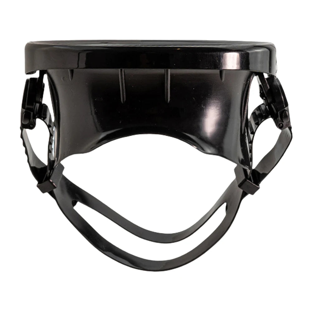 Oval Diving Mask Spearfishing Mask Tempered Glass Lens Single Lens Scuba Mask Anti-Fog Scuba Goggles for Underwater Adventures