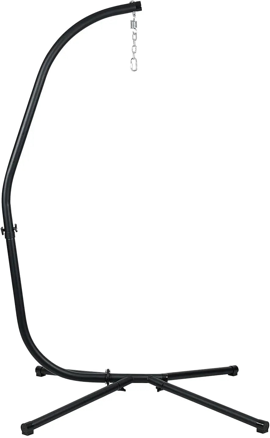 Hammock Steel Stand Only C-Stand for Hanging Hammock Chairs - 300 Pound Capacity