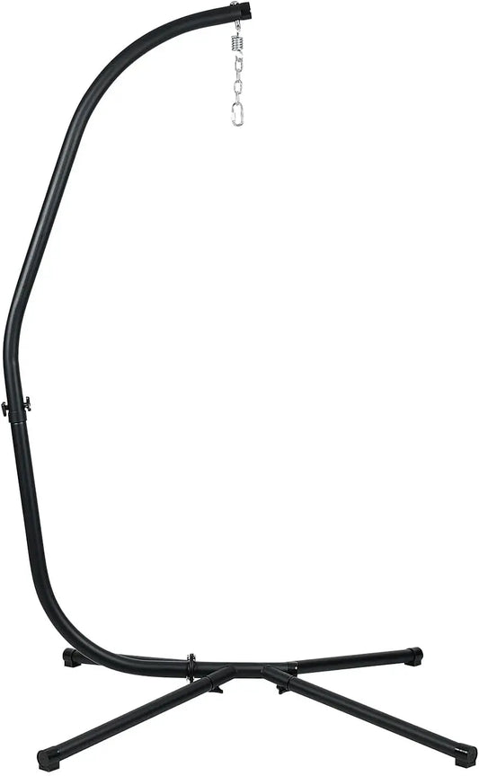 Hammock Steel Stand Only C-Stand for Hanging Hammock Chairs - 300 Pound Capacity