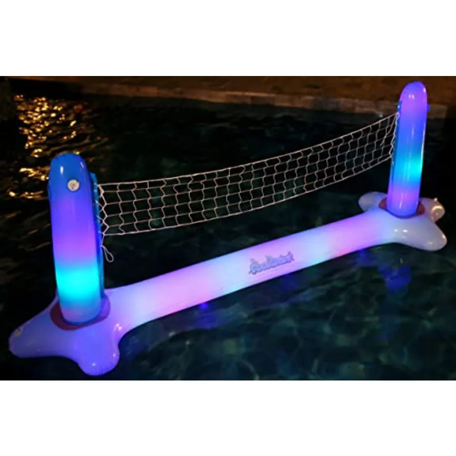 Illuminated Giant Floating LED Volleyball Set