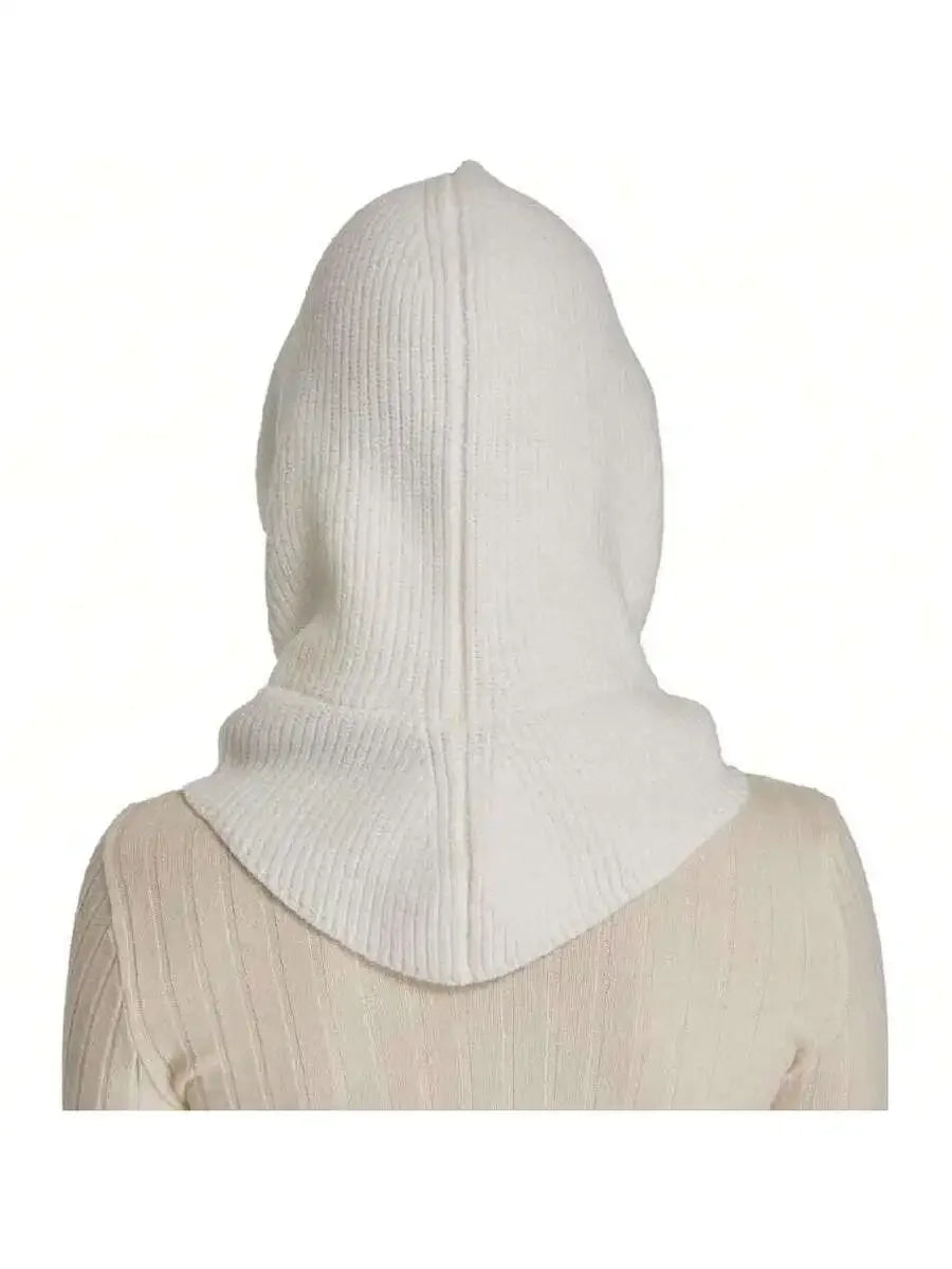 Knit Balaclava Winter Hat Face Mask Neck Warmer For Adults Warm Ski Hood