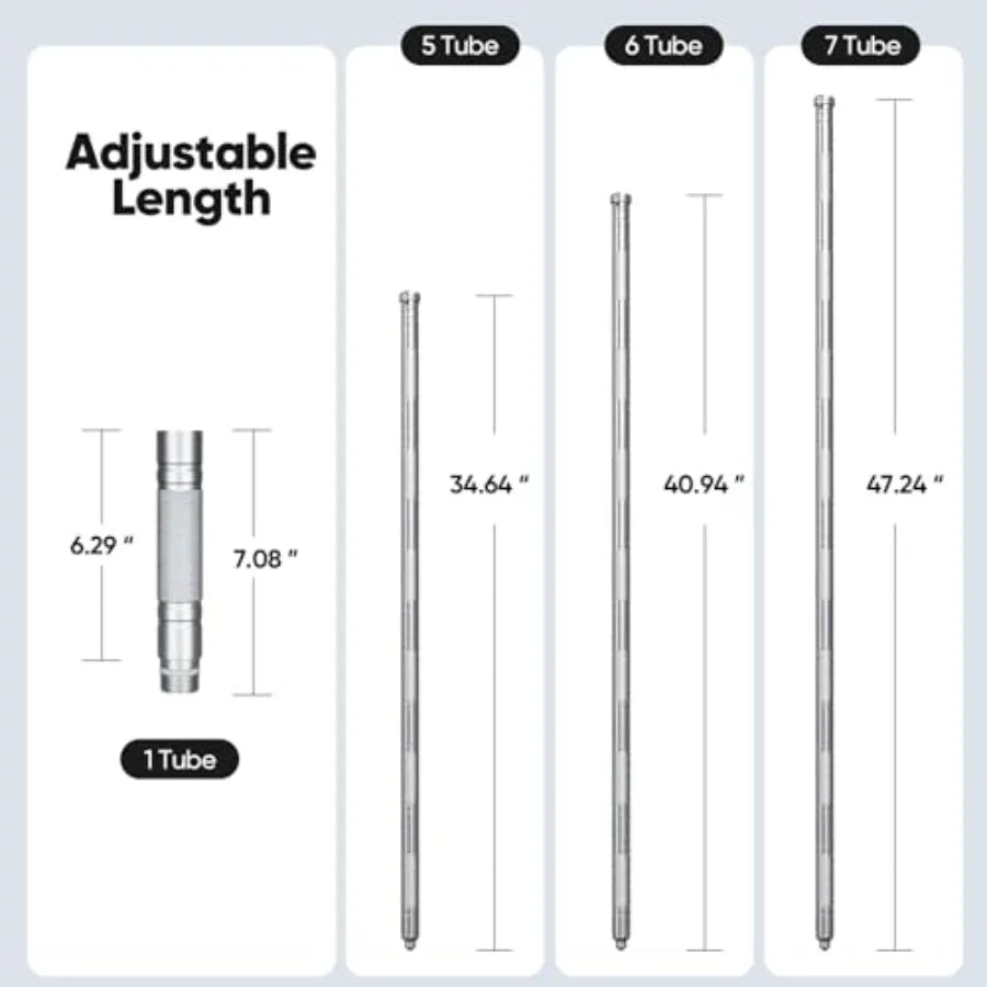 15-in-1 Tactical Walking Stick with Spear and Knife and Flashlight and Thermal Gloves and Anti-Slip Tape Multitool Survival Hik