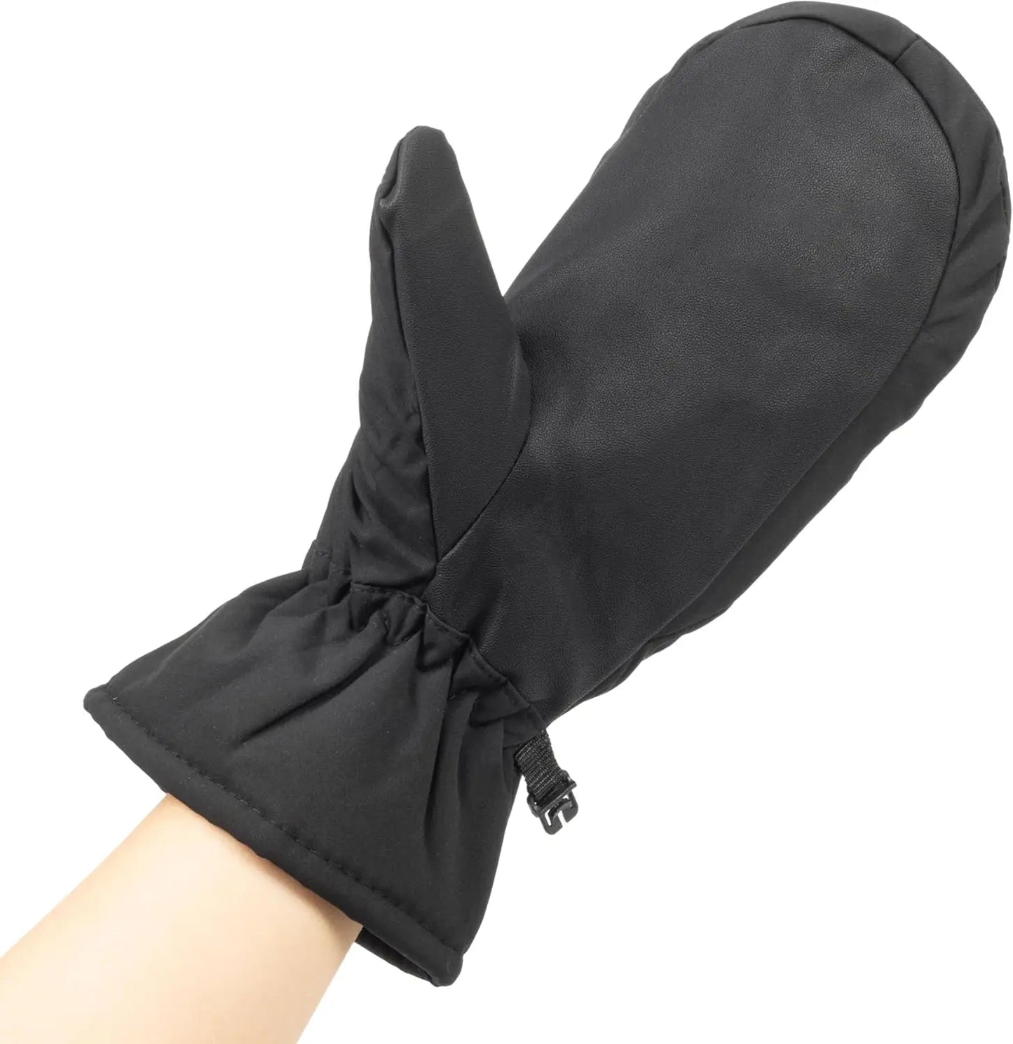 Winter Waterproof Ski Gloves for Men & Women - Non-Slip Warm Thick Lining Snow Mittens