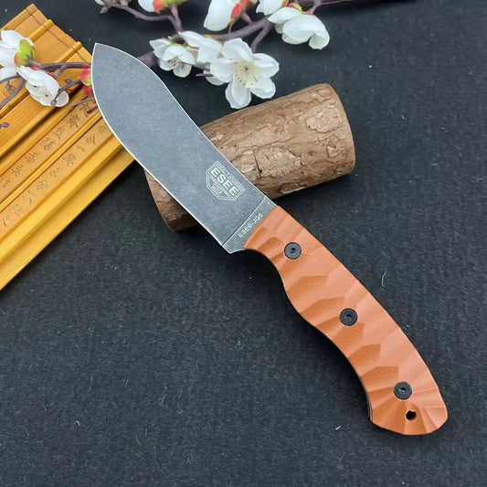 High Hardness JG5 Straight Knife - Wilderness Survival Pocket Knife, Also for Hunting, Mountaineering Exploration, Camping Tool