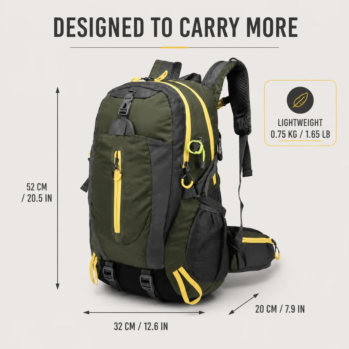 Robust Outdoor Travel Backpack Multi-Pocket Adjustable Hiking Backpack for Climbing Expeditions Must Have 2026