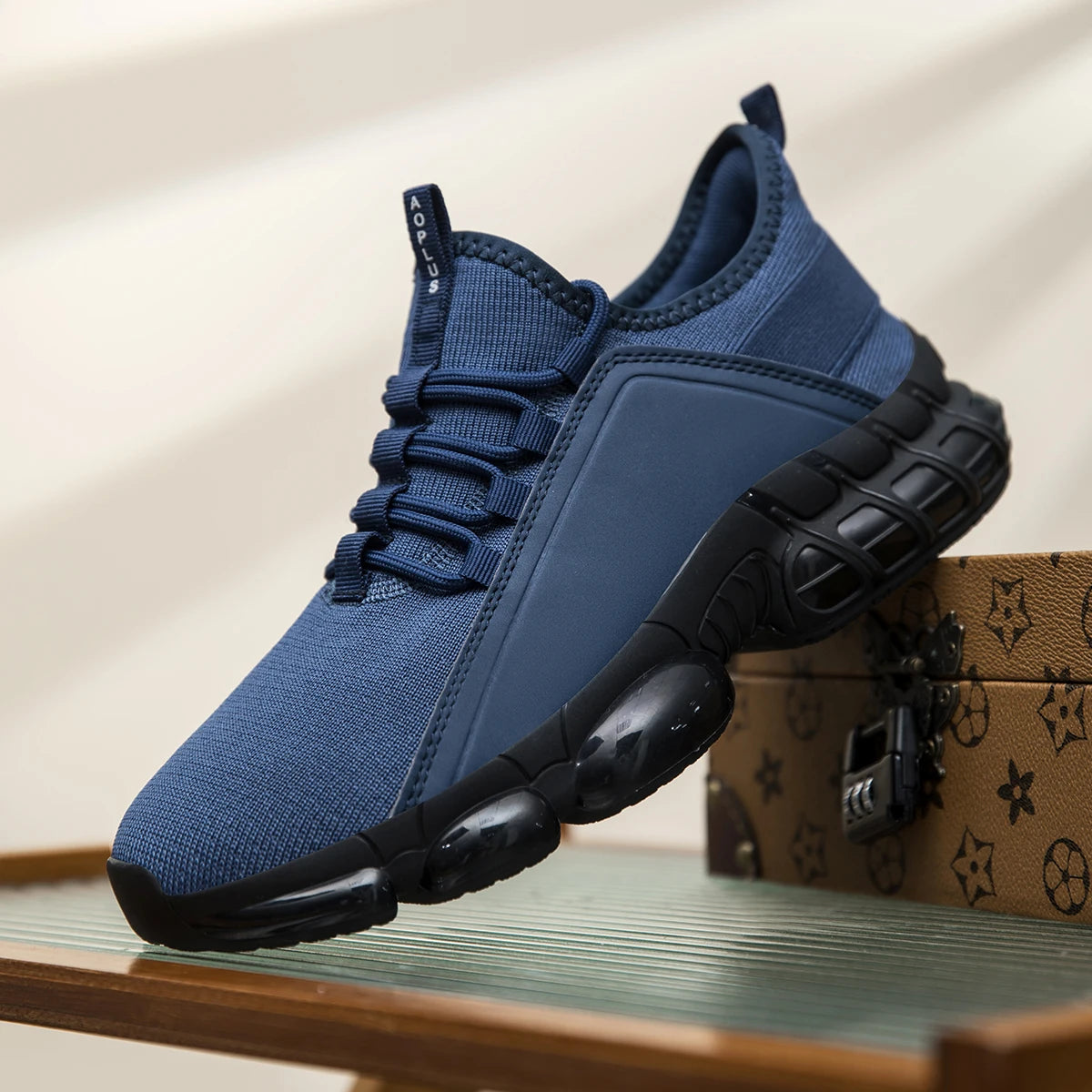 Four-season men's casual sports shoes, running shoes, anti-slip, wear-resistant and comfortable men's basketball shoes