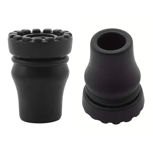 2pcs 16/20/22mm Walking Stick Rubber Pad Cap Antiskid Walking Stick Bottom Pads Mountaineering Pole Cap Case Protector Cap Tip