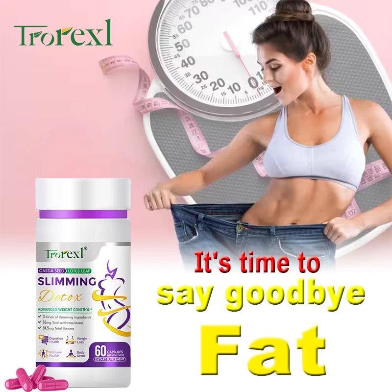 Skinny Pills, Natural Lotus Leaf Capsules, Restore Normal BMI, Calorie Burning, Nighttime Enzymes
