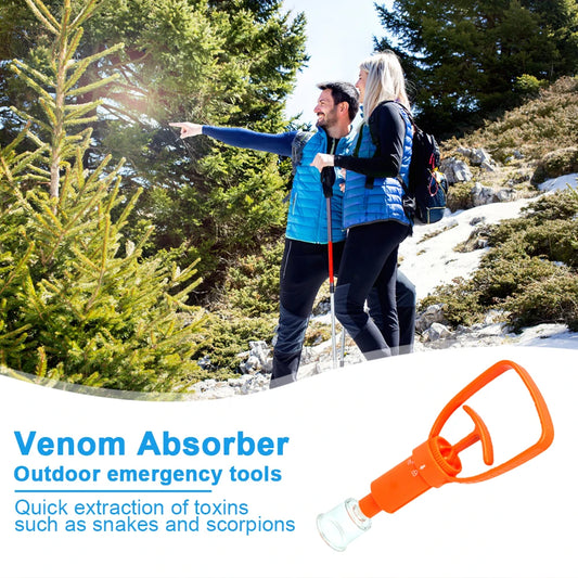 Outdoor Camping Survivor Venom Extractor Kit Safe First Aid Kit Safety Protector Snake Bees Mosquito Bite Venom Extractor