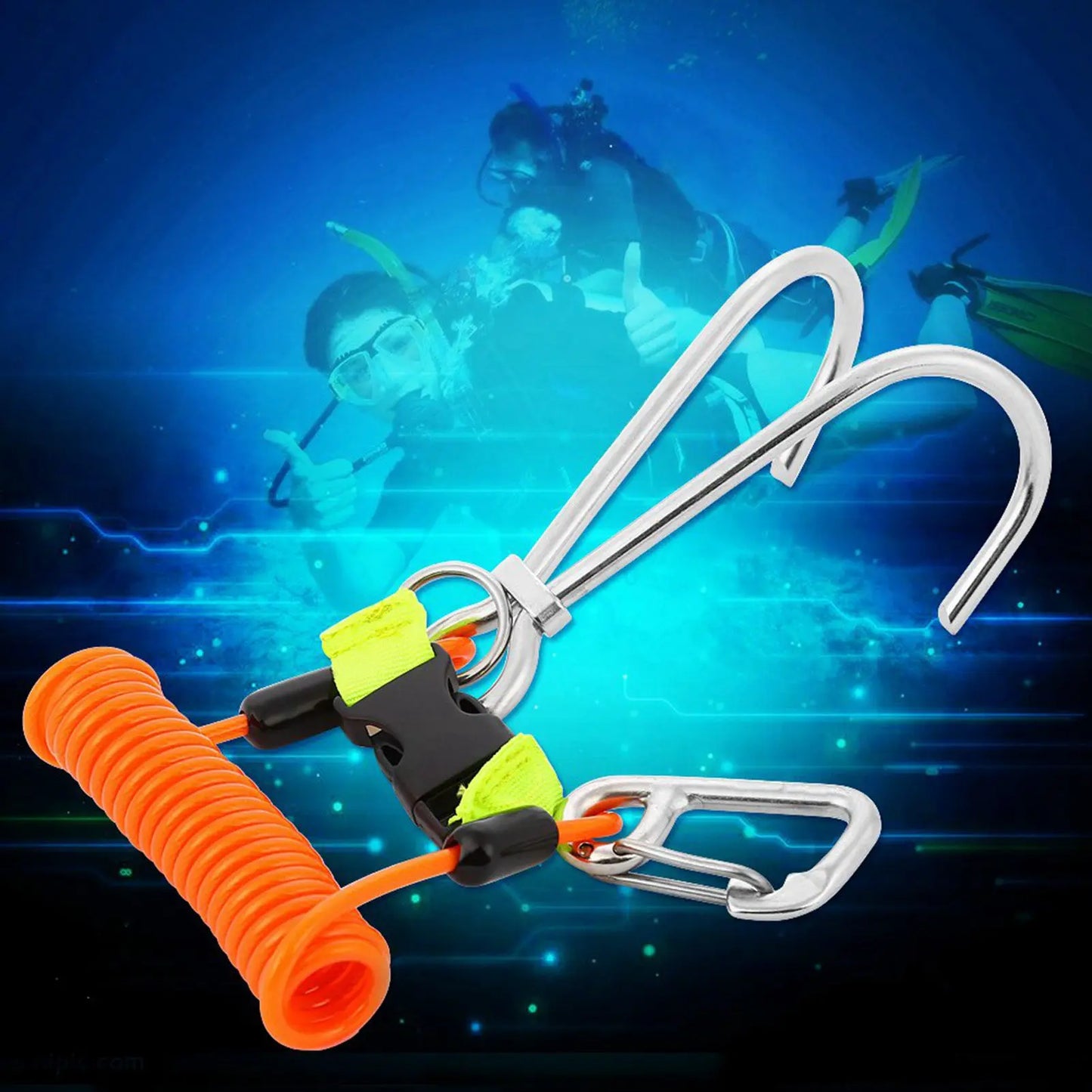 ZK30 KEEP DIVING Stainless Steel Reef Hook Diving Safety Accessories