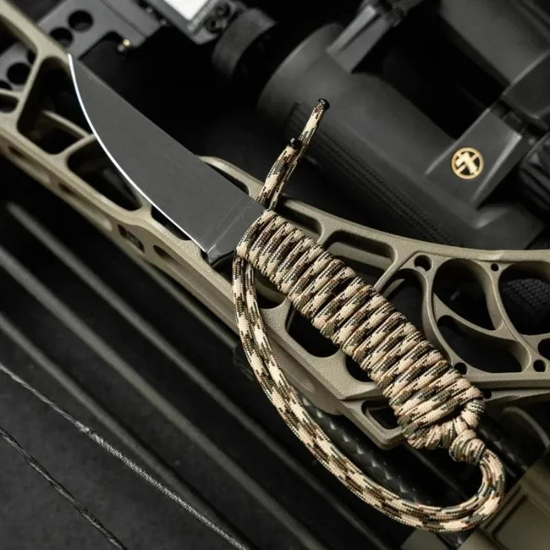 SPEEDGOAT 2.0 Model Outdoor Fixed Blade Knives 440C Blade Nylon Rope Handle Outdoor Camping Fishing Cutter Multi-tool