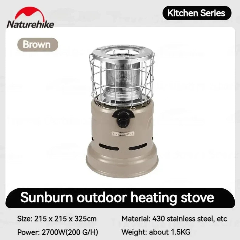 Naturehike Heating Burner 2700W Power Ultralight Portable Winter Outdoor Cooking Tank Stove Camp Accessary Multi-purpose Furnace