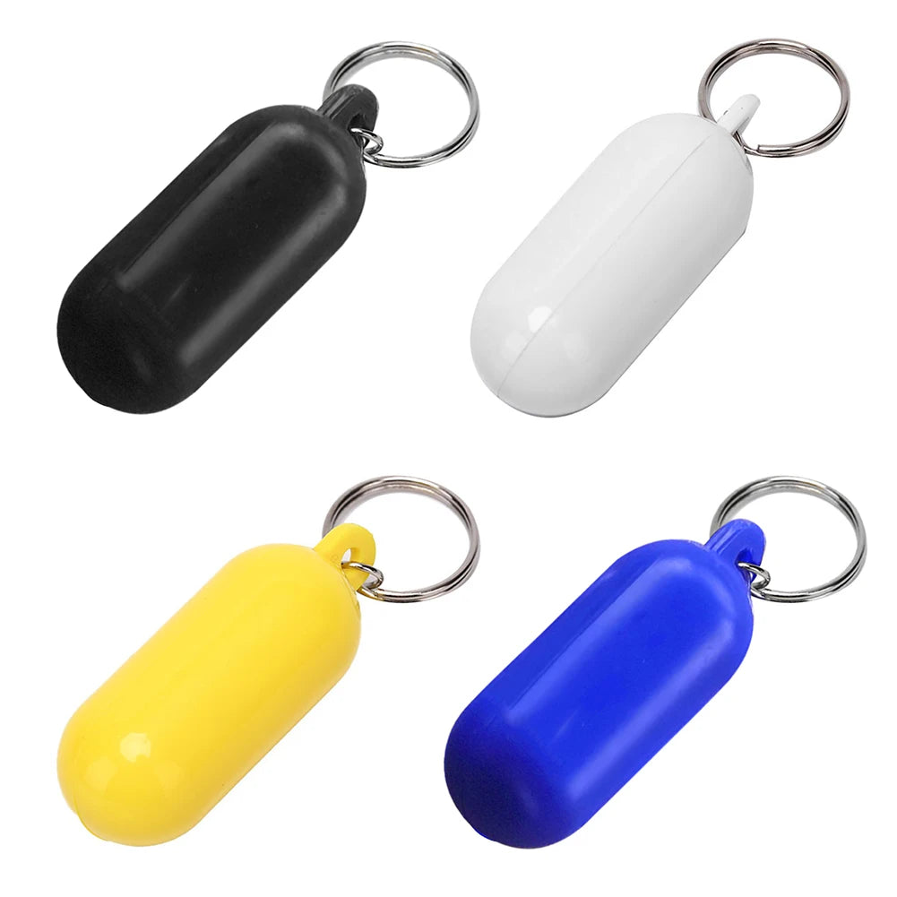 Float Keys Buckle Portable Floating Keychain Plastic Anti-lost Lightweight Swimming Drifting Beach Accessories