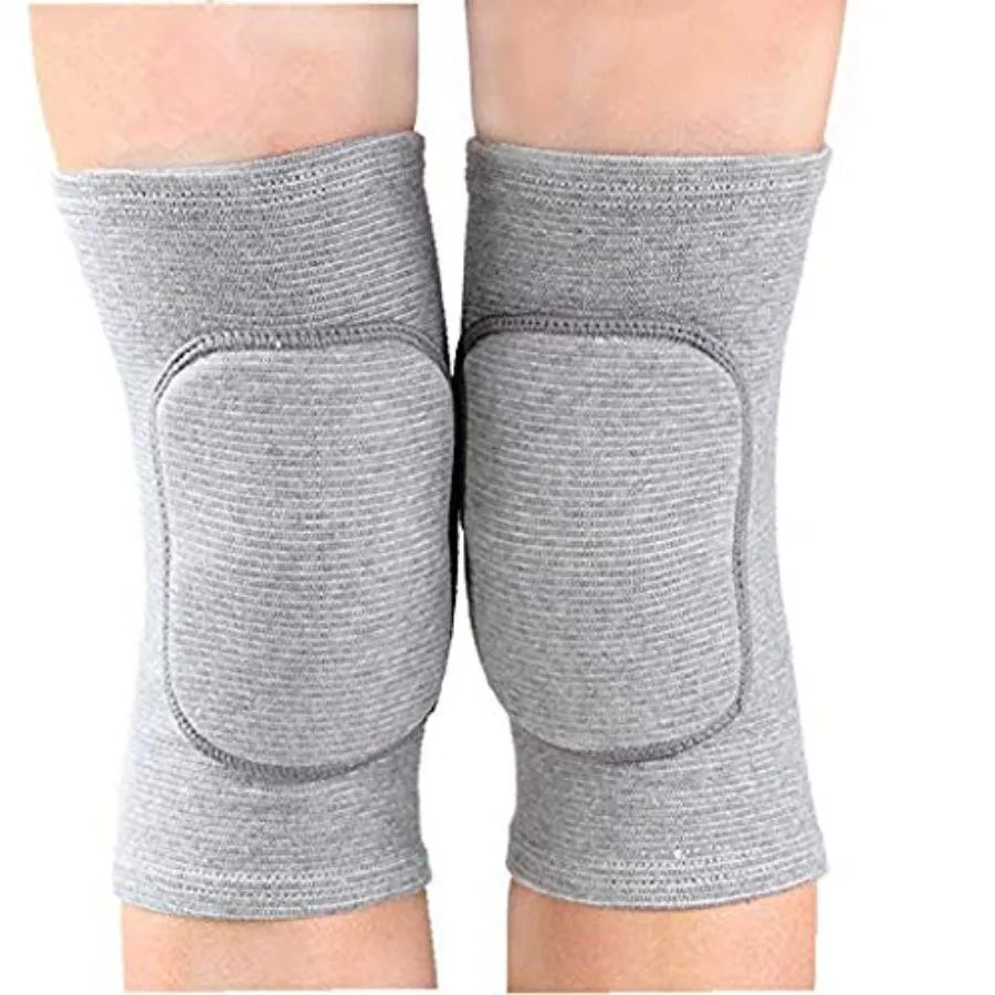 Knee Pad, Anti-Slip Padded Sponge Knee Brace Breathable Flexible Elastic Knee Support for Football Volleyball Dance Skating Bas
