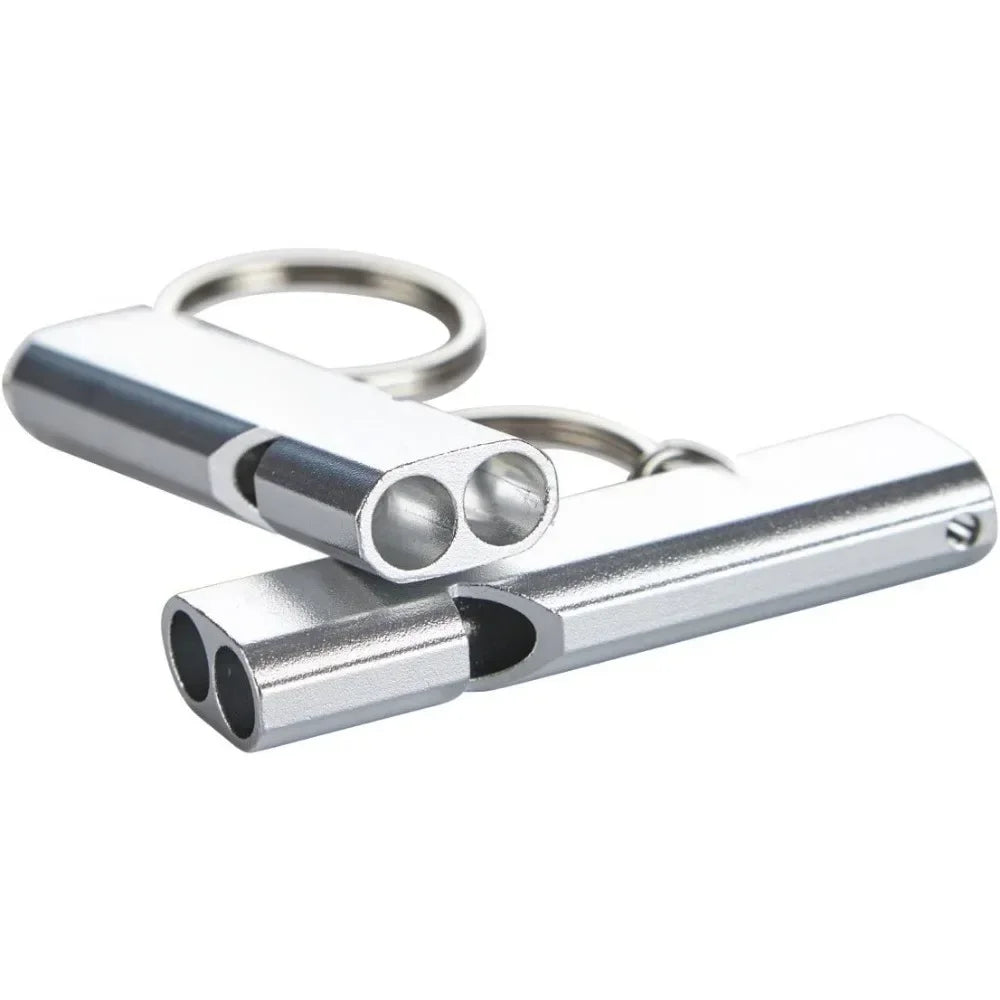 Emergency whistle Lifeguard safety whistle with lanyard and key chain Outdoor camping rescue signal Loud survival whistle