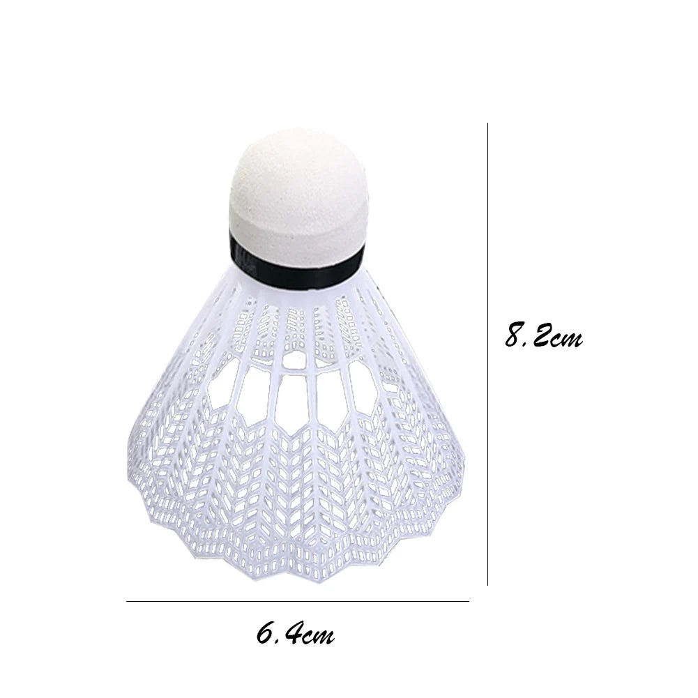 12pcs Plastic Badminton Shuttlecock Lightweight Badminton for Hitting Practice Portable Badminton for Training Outdoor Supplies